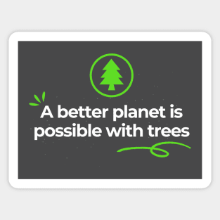 Save The Planet Plant A Tree Sticker